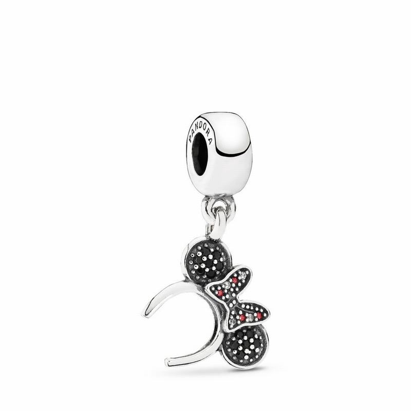 Pandora Australia Disney Minnie Headband Dangle Charm - Sterling Silver | KSXVBO129